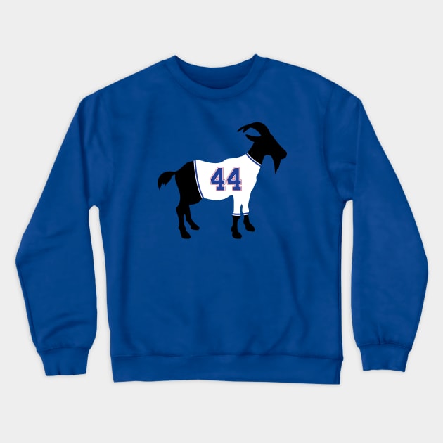 Hank Aaron GOAT Crewneck Sweatshirt by cwijeta